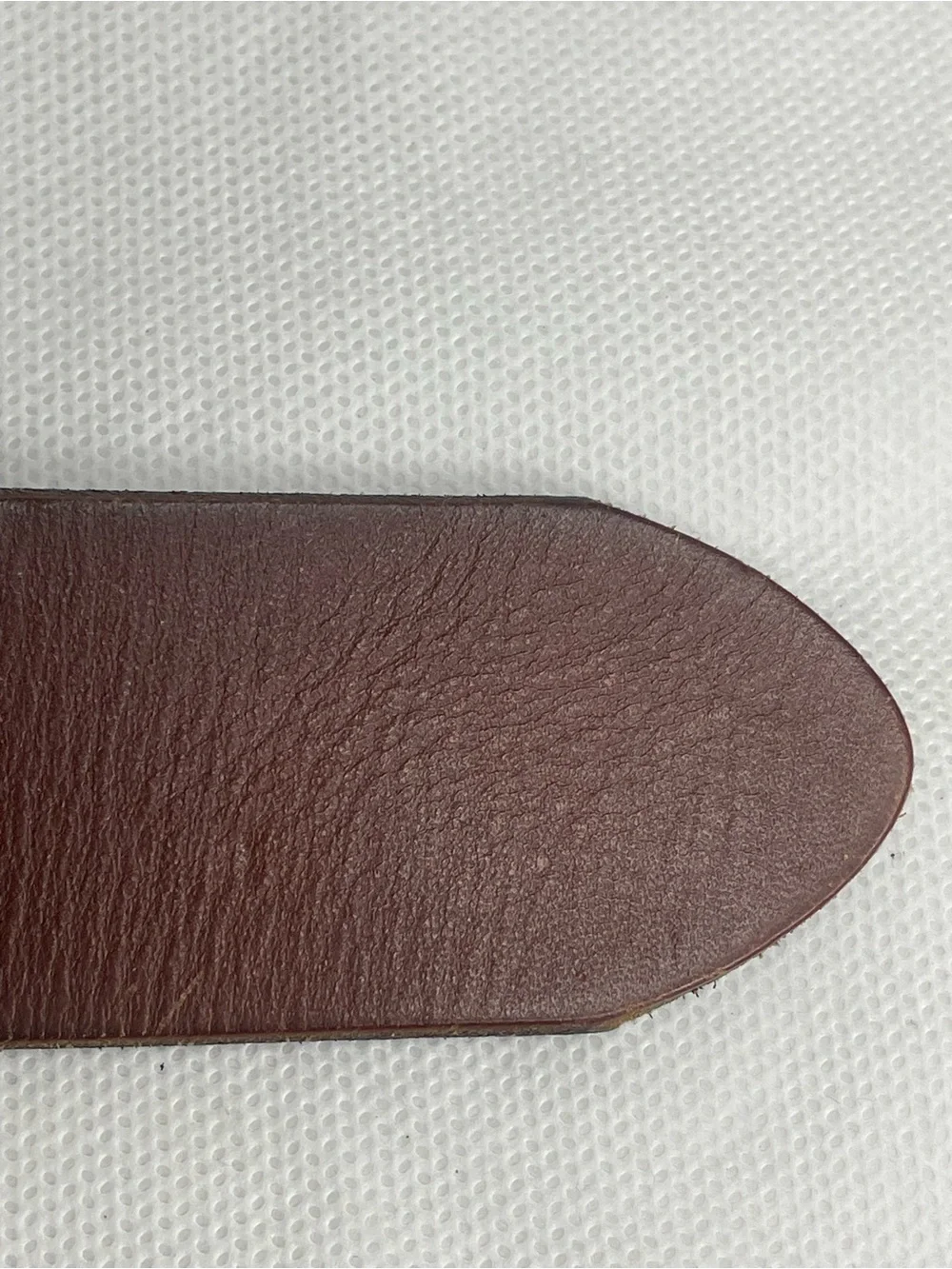 The GAP Genuine Cow Leather Belt Mens SZ 44 Brown Bronze Red Stitch Work Western